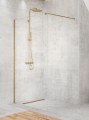 New Trendy Kabina Velio Satin Gold Walk-In U 70X200 Czyste 8mm Active Shield  D-0198B