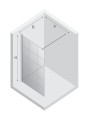 New Trendy Nz6 Kabina New Modus White Walk-In U 140X200 Czyste 8mm Active Shield 2 0 Wzór Kratka EXK-2218