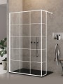 New Trendy Nz6 Kabina New Modus White Walk-In U 80X200 Czyste 8mm Active Shield 2 0 Wzór Kratka EXK-2239