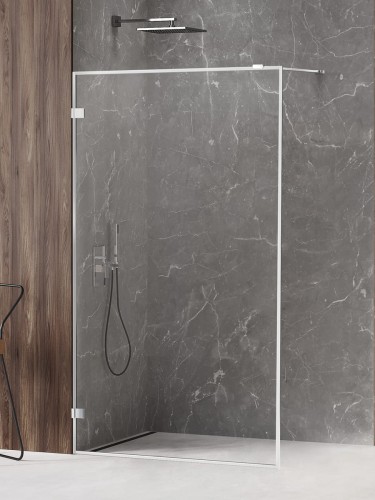 New Trendy Nz4 Kabina Avexa Walk-In U 140X200 Czyste 6mm Active Shield 2 0 Ramka Alu EXK-2512