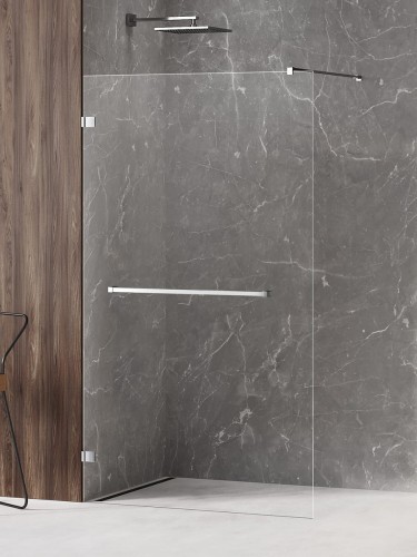 New Trendy Nz4 Kabina Avexa Walk-In U 110X200 Czyste 6mm Active Shield 2 0 Wieszak EXK-2519