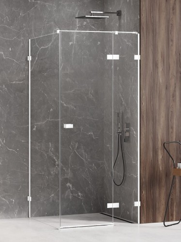 New Trendy Nz2 Kabina Avexa White 1D Prostokątna P 110X120X200 Czyste 6mm Active Shield 2 0  EXK-2754