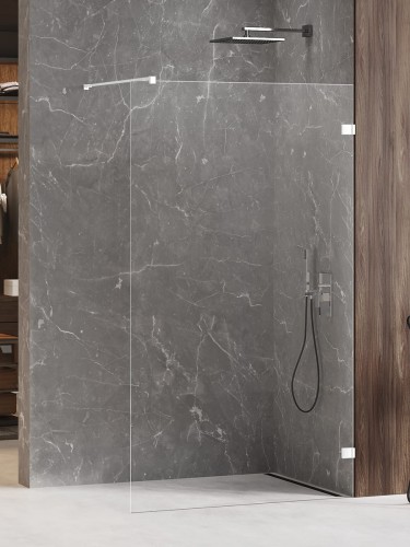 New Trendy Nz2 Kabina Avexa White Walk-In  90X200 Czyste 6mm Active Shield 2 0  EXK-2920