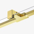 New Trendy Nz4 Kabina Avexa Gold Shine 1D Prostokątna P 90X110X200 Czyste 6mm Active Shield 2 0 Wieszak EXK-3202