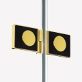 New Trendy Nz4 Kabina Avexa Gold Shine 1D Prostokątna P 110X70X200 Czyste 6mm Active Shield 2 0 Wieszak EXK-3210