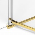 New Trendy Nz4 Kabina Avexa Gold Shine 1D Prostokątna P 110X100X200 Czyste 6mm Active Shield 2 0 Wieszak EXK-3213