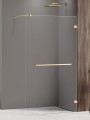 New Trendy Nz4 Kabina Avexa Gold Shine Walk-In  60X200 Czyste 6mm Active Shield 2 0 Wieszak EXK-3223