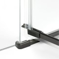 New Trendy Nz4 Kabina Avexa Gunmetal Brushed 1D Kwadratowa P 100X100X200 Czyste 6mm Active Shield 2 0 Wieszak EXK-3303