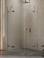 New Trendy Kabina Avexa Gunmetal Brushed 2D Kwadratowa  90X90X200 Czyste 6mm Active Shield 2 0  EXK-3384