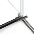 New Trendy Kabina Avexa Gunmetal Brushed 1D Kwadratowa Przyścienna L 80X80X200 Czyste 6mm Active Shield 2 0  EXK-3404