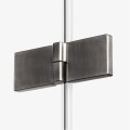 New Trendy Kabina Avexa Gunmetal Brushed 1D Prostokątna Przyścienna L 100X120X200 Czyste 6mm Active Shield 2 0  EXK-3420