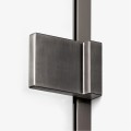 New Trendy Kabina Avexa Gunmetal Brushed 1D Prostokątna Przyścienna P 80X70X200 Czyste 6mm Active Shield 2 0  EXK-3433
