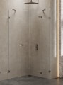 New Trendy Kabina Avexa Gunmetal Brushed 1D Pięciokątna P 90X90X200 Czyste 6mm Active Shield 2 0  EXK-3832