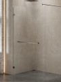New Trendy Nz4 Kabina Avexa Gunmetal Brushed Walk-In  90X200 Czyste 8mm Active Shield 2 0 Wieszak EXK-3499