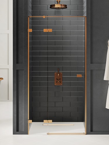 New Trendy Nz2 Drzwi Wnękowe Avexa Copper Brushed 1D L 130X200 Czyste 6mm Active Shield 2 0  EXK-3541