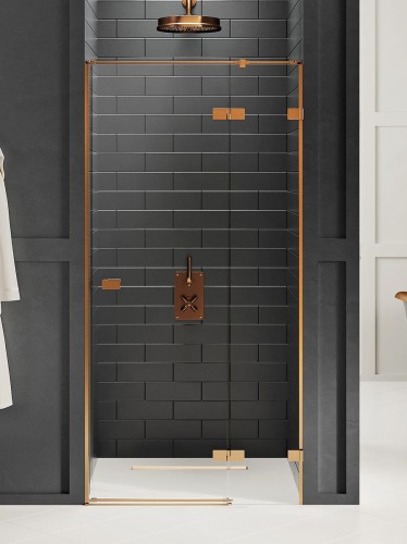 New Trendy Nz2 Drzwi Wnękowe Avexa Copper Brushed 1D P 140X200 Czyste 6mm Active Shield 2 0  EXK-3544