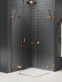 New Trendy Kabina Avexa Copper Brushed 2D Kwadratowa  100X100X200 Czyste 6mm Active Shield 2 0  EXK-3677