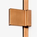 New Trendy Kabina Avexa Copper Brushed 1D Pięciokątna L 100X80X200 Czyste 6mm Active Shield 2 0  EXK-3826