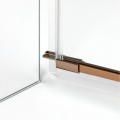 New Trendy Kabina Avexa Copper Brushed 1D Pięciokątna L 100X80X200 Czyste 6mm Active Shield 2 0  EXK-3827