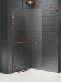 New Trendy Nz4 Kabina Avexa Copper Brushed Walk-In U 70X200 Czyste 8mm Active Shield 2 0 Wieszak EXK-3784