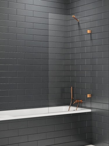 New Trendy Parawan Nawannowy Avexa Copper Brushed U 80X150 Czyste 6mm Active Shield 2 0  EXK-3805