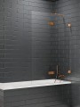 New Trendy Nz4 Parawan Nawannowy Avexa Copper Brushed 1D P 130X150 Czyste 6mm Active Shield 2 0  EXK-3815