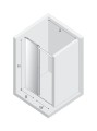 New Trendy Drzwi Wnękowe Softi 1D U 110X200 Czyste 8mm Active Shield 2 0  EXK-3896