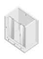 New Trendy Nz4 Drzwi Wnękowe Softi Black 2D U 140X200 Czyste 8mm Active Shield 2 0  EXK-3960