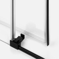 New Trendy Nz4 Kabina Softi Black 1D Prostokątna U 140X110X200 Czyste 8mm Active Shield 2 0  EXK-3988