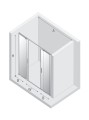 New Trendy Nz4 Drzwi Wnękowe Smart 2D U 150X200 Czyste 8mm Active Shield 2 0  EXK-4016