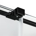 New Trendy Kabina Smart Black 1D Prostokątna U 110X90X200 Czyste 8mm Active Shield 2 0  EXK-4130