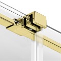 New Trendy Parawan Nawannowy Smart Light Gold 1D U 90X150 Czyste 8mm Active Shield 2 0  EXK-4303