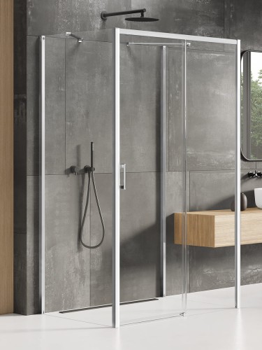 New Trendy Nz2 Kabina Prime 1D Prostokątna Przyścienna P 140X70X200 Czyste 6mm Active Shield 2 0  K-0856