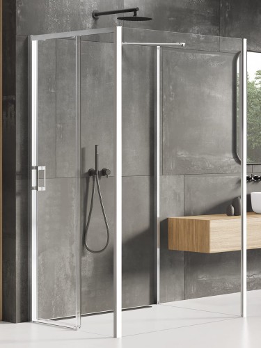New Trendy Nz2 Kabina Prime 1D Prostokątna Przyścienna P 120X110X200 Czyste 6mm Active Shield 2 0  K-1598