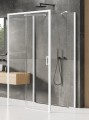 New Trendy Nz4 Kabina Prime White 1D Prostokątna Przyścienna L 150X100X200 Czyste 6mm Active Shield 2 0  K-1027