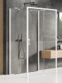 New Trendy Nz4 Kabina Prime White 1D Prostokątna Przyścienna P 100X70X200 Czyste 6mm Active Shield 2 0  K-1032