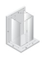 New Trendy Nz4 Kabina Prime White 1D Prostokątna Przyścienna P 120X90X200 Czyste 6mm Active Shield 2 0  K-1042