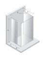 New Trendy Nz4 Kabina Prime White 1D Prostokątna Przyścienna L 100X110X200 Czyste 6mm Active Shield 2 0  K-1564