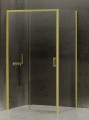 New Trendy Nz4 Kabina Prime Light Gold 1D Prostokątna L 110X100X200 Czyste 6mm Active Shield 2 0  D-0422A D-0225B