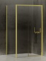 New Trendy Nz4 Kabina Prime Light Gold 1D Prostokątna L 100X70X200 Czyste 6mm Active Shield 2 0  K-1436