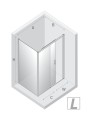 New Trendy Nz4 Kabina Prime Light Gold 1D Prostokątna L 130X70X200 Czyste 6mm Active Shield 2 0  K-1448