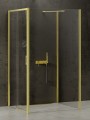 New Trendy Nz4 Kabina Prime Light Gold 1D Prostokątna Przyścienna L 120X110X200 Czyste 6mm Active Shield 2 0  K-1640