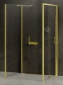 New Trendy Nz4 Kabina Prime Light Gold 1D Prostokątna Przyścienna L 100X110X200 Czyste 6mm Active Shield 2 0  K-1552