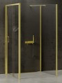 New Trendy Nz4 Kabina Prime Light Gold 1D Prostokątna Przyścienna P 100X120X200 Czyste 6mm Active Shield 2 0  K-1559