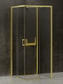 New Trendy Nz4 Kabina Prime Light Gold 2D Prostokątna Przyścienna L 80X70X200 Czyste 6mm Active Shield 2 0  K-1184