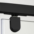 New Trendy Kabina New Komfort Black 1D Pięciokątna U 90X90X195 Czyste 8mm Active Shield 2 0 Wzór Kratka K-0808