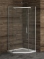 New Trendy Kabina New Komfort 1D Pięciokątna U 100X80X195 Czyste 8mm Active Shield 2 0  K-0809