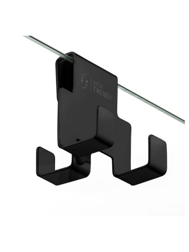 New Trendy Wieszak Na Ręcznik Black AK-0004