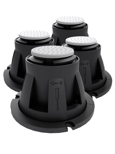 New Trendy Zestaw 4 Nóżek Do Brodzików Konglomeratowych AK-0015