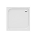 New Trendy Brodzik Cantare Kwadratowy Biały Akrylowy 100X100X6 B-0138